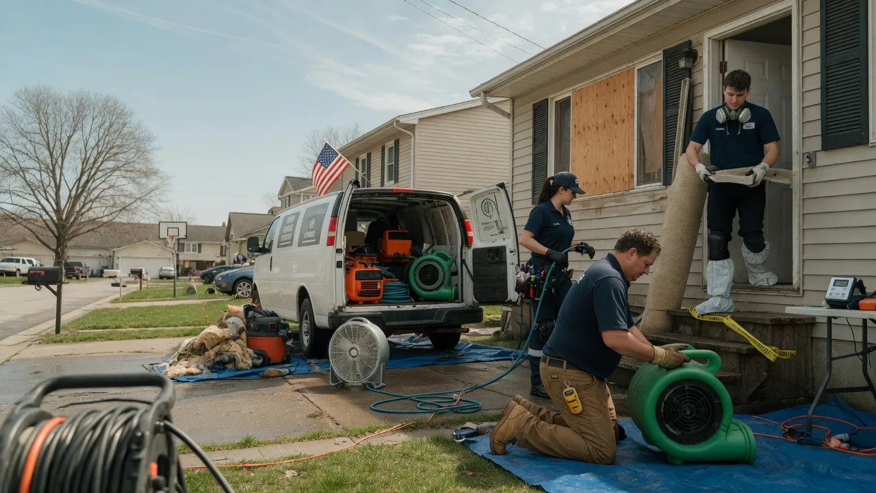 Water Damage Restoration in Mark Center, OH near me